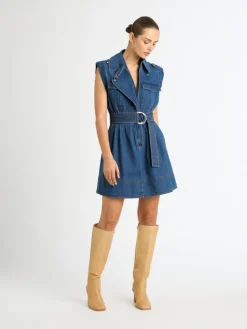 Woman SHEIKE Adina Denim Mini Dress