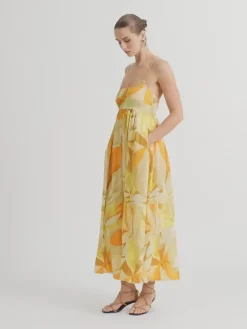 Woman SHEIKE Amber Leaves Maxi Dress
