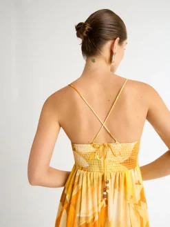 Woman SHEIKE Amber Leaves Maxi Dress
