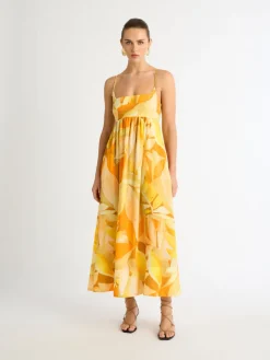 Woman SHEIKE Amber Leaves Maxi Dress