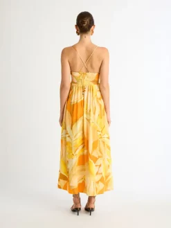 Woman SHEIKE Amber Leaves Maxi Dress