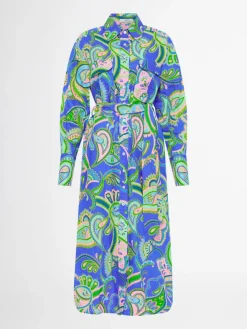 Woman SHEIKE Balearic Sea Linen Shirt Dress