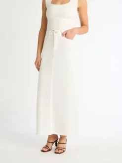Woman SHEIKE Denim Maxi Skirt