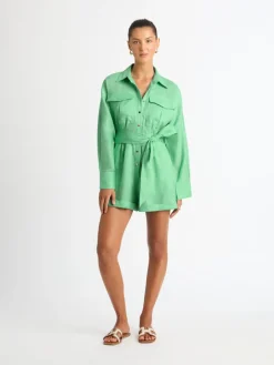 Woman SHEIKE Palma Linen Playsuit