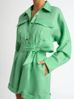 Woman SHEIKE Palma Linen Playsuit