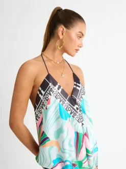 Woman SHEIKE Retro Love Satin Top