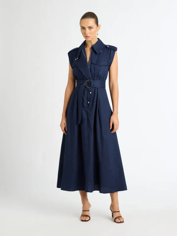 Woman SHEIKE Utility Linen Dress