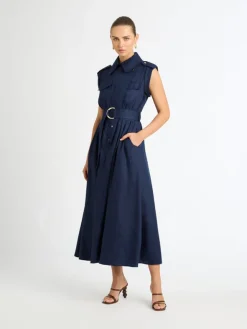 Woman SHEIKE Utility Linen Dress