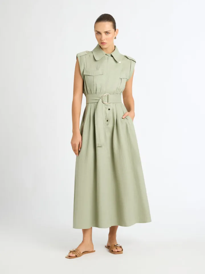 Woman SHEIKE Utility Linen Dress